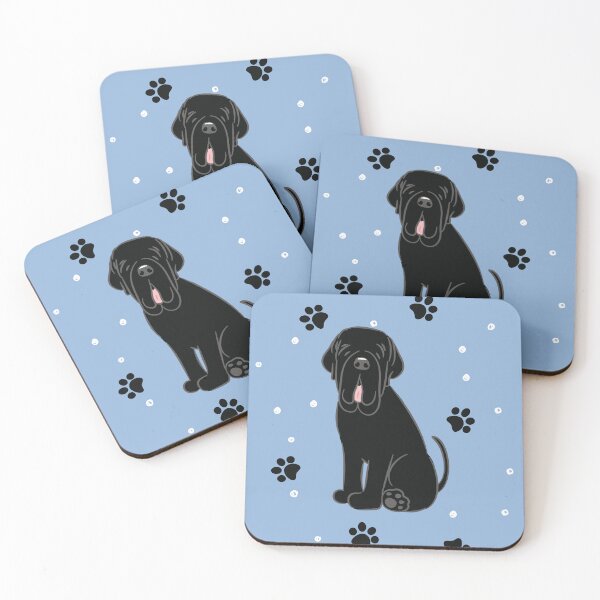 Item preview, Black Neapolitan Mastiff Neo Dog  designed and sold by Lulupainting.