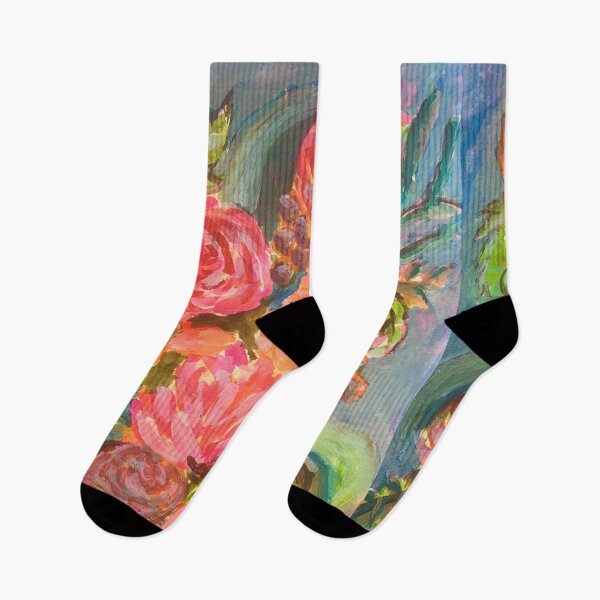 Item preview, Florals in a Vase on a Pink Table designed and sold by TinaNadeemArt.
