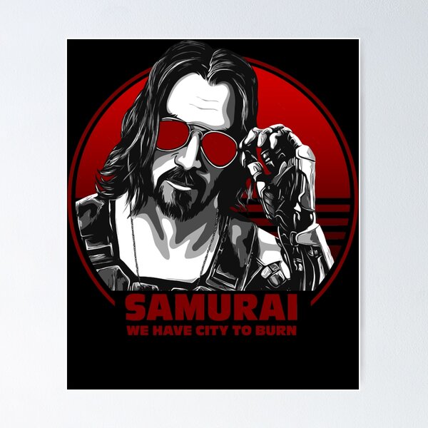 Artikel-Vorschau von Samurai – Cyberpunk – 80er-Jahre-Stil, designt und verkauft von CECILIHNEBLE.