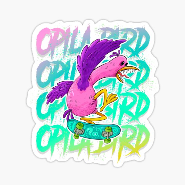 Goofy Opila Bird Sticker for Sale by snowblosm