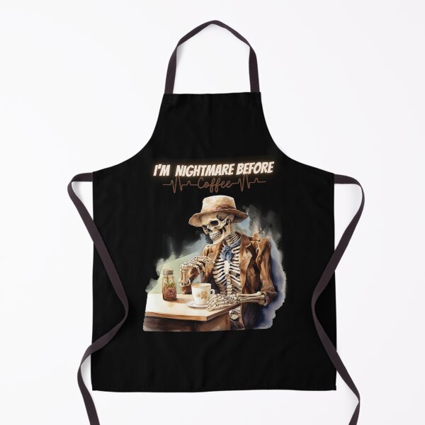 Item preview, I'm Nightmare Before Coffee Coffee Skeleton designed and sold by AnnaMDesign.