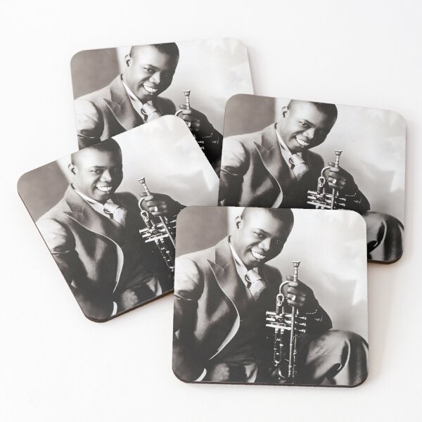 Item preview, Louis Armstrong Young Black And White designed and sold by Sylvanny.