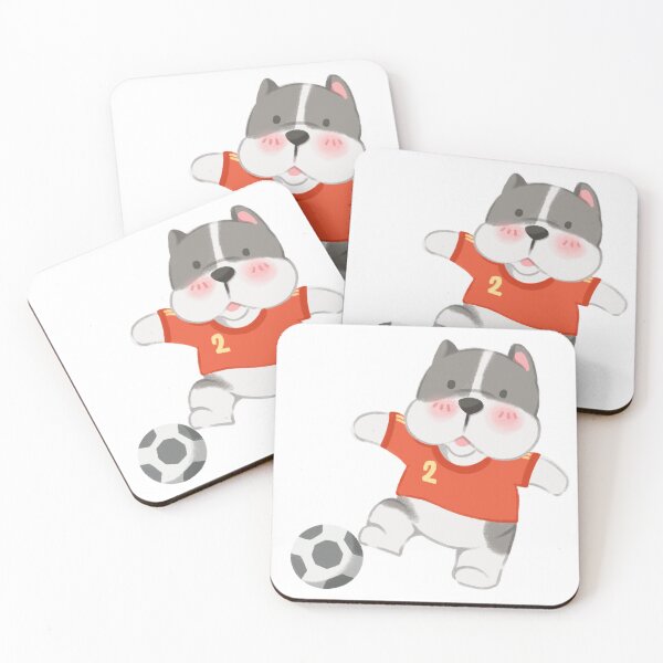 Item preview, Dog kicking football designed and sold by JenJa1993.