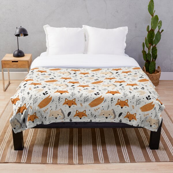 Aperçu de l'œuvre renard mignon sans soudure créée et vendue par NatthyDesign.