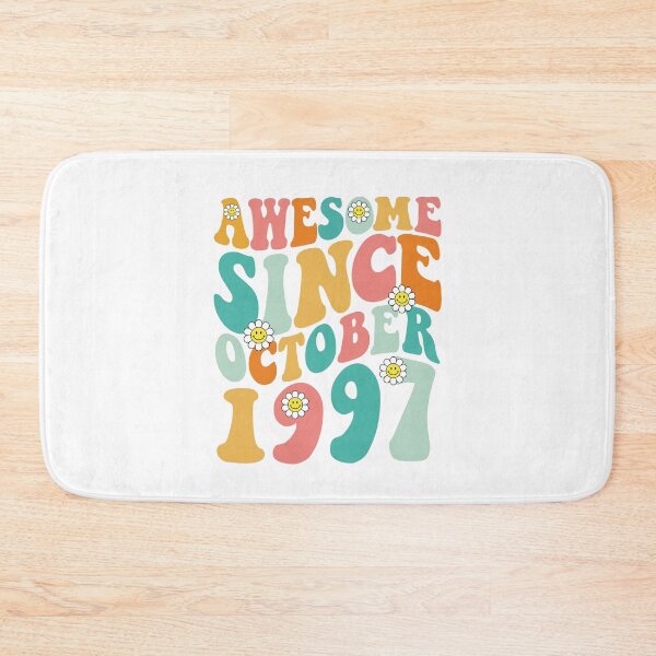 Item preview, Awesome Since October 1997 | Made In 1997 | Retro Groovy Birthday designed and sold by Christina-grich.