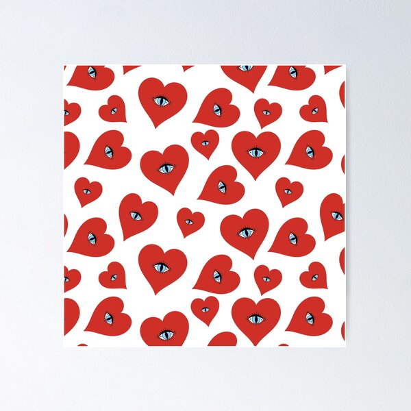 Item preview, evil heart eye evil eye heart designed and sold by Boogabo.