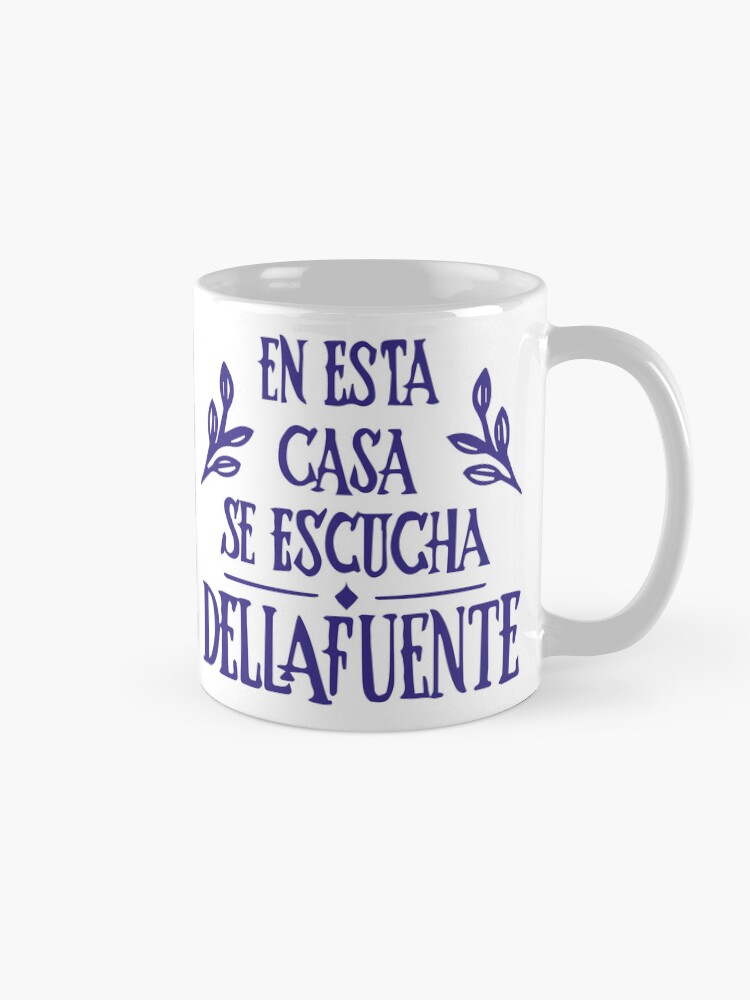 Imagen 5 de 6, Taza de café con la obra En esta casa se escucha Dellafuente., diseñada y vendida por estro-studio.