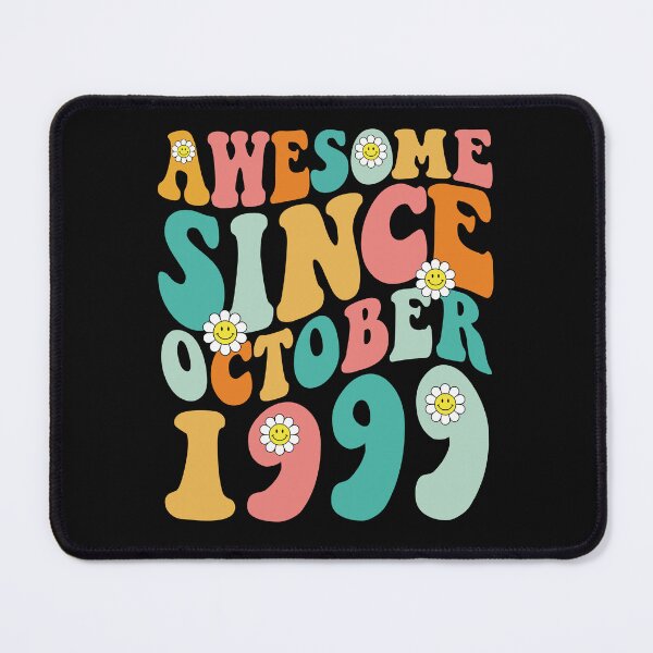 Item preview, Awesome Since October 1999 | Made In 1999 | Retro Groovy Birthday designed and sold by Christina-grich.