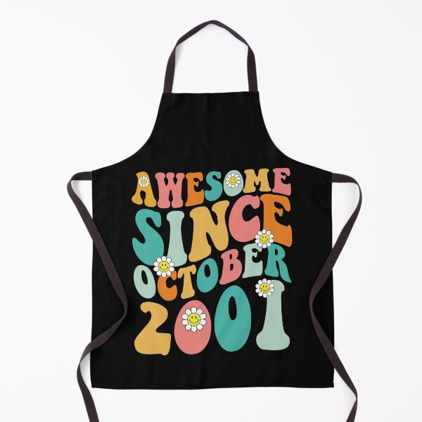 Item preview, Awesome Since October 2001 | Made In 2001 | Retro Groovy Birthday designed and sold by Christina-grich.