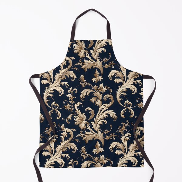 Item preview, Baroque Navy Collection with White and Gold Rod-Tone Accents designed and sold by AlienSkinEyes.
