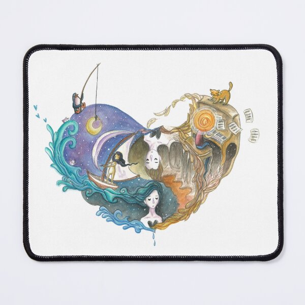 Item preview, Two people tangled up in a neverending love story.  designed and sold by PenguinGirl-Art.