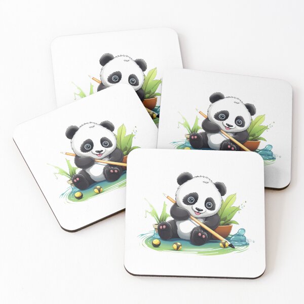 Item preview, Cute Panda Play Snooker designed and sold by PandaPlanner.