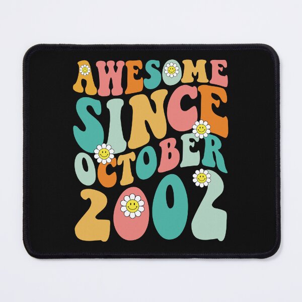 Item preview, Awesome Since October 2002 | Made In 2002 | Retro Groovy Birthday designed and sold by Christina-grich.