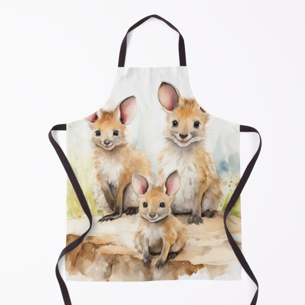 Item preview, Baby wallabies with friends cartoon water colour hand draw designed and sold by Superann8.