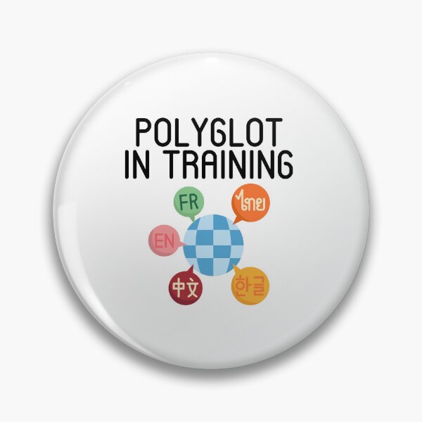 Item preview, Polyglot In Training designed and sold by GoofyLab.