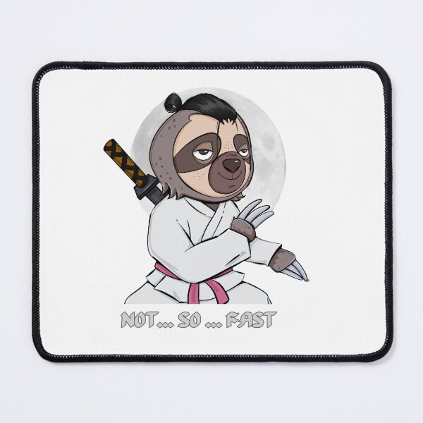 Item preview, Not So Fast Ninja Sloth designed and sold by slothsbydesign.
