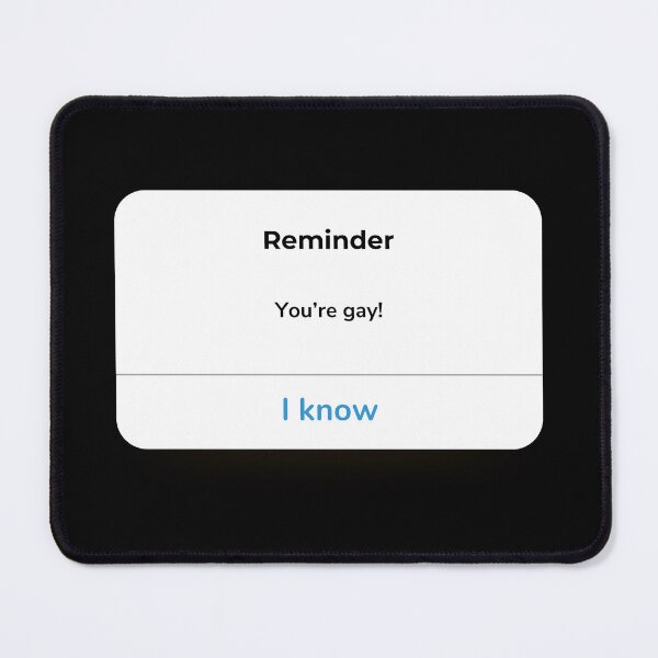 Item preview, Gay Reminder designed and sold by eeveepacini.