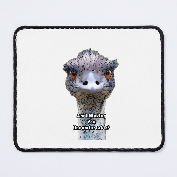 Item preview, Uncomfortable Emu designed and sold by Art OnTheSpectrum.