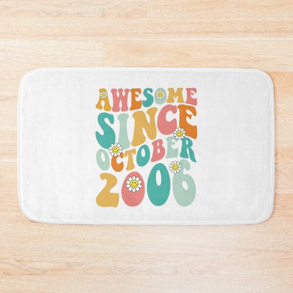 Item preview, Awesome Since October 2006 | Made In 2006 | Retro Groovy Birthday designed and sold by Christina-grich.