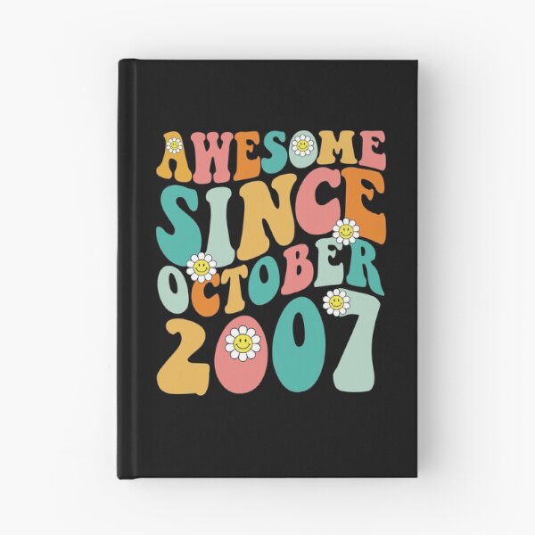 Item preview, Awesome Since October 2007 | Made In 2007 | Retro Groovy Birthday designed and sold by Christina-grich.