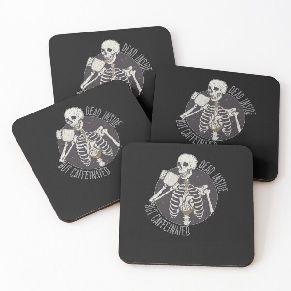 Item preview, Dead Inside But Caffeinated designed and sold by RenateWieand.