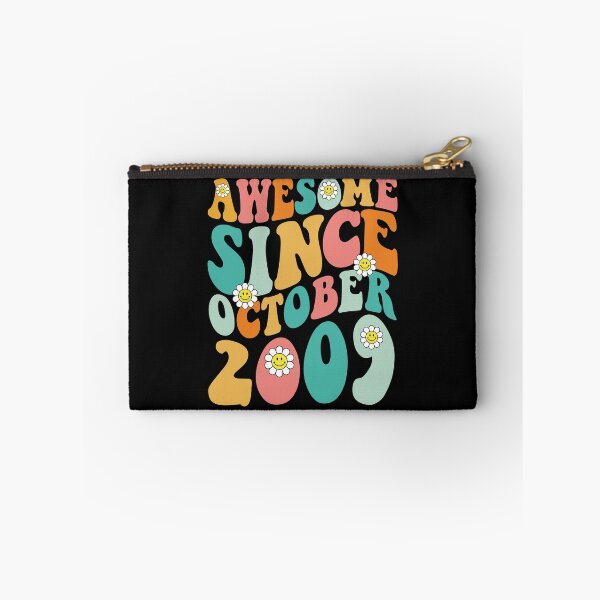 Item preview, Awesome Since October 2009 | Made In 2009 | Retro Groovy Birthday designed and sold by Christina-grich.