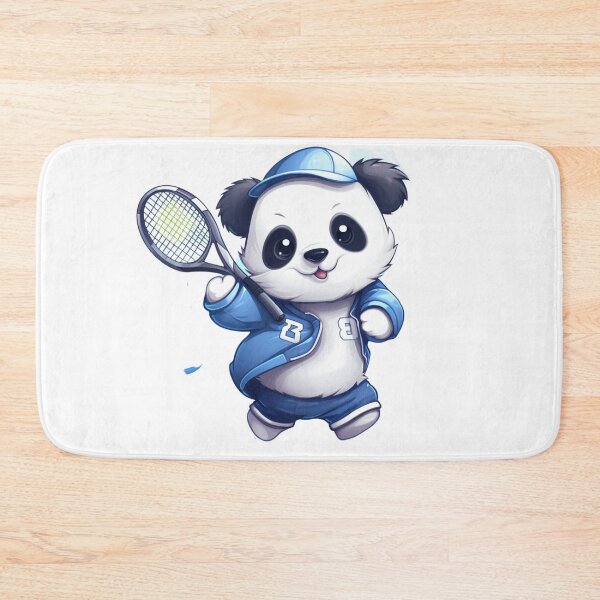 Item preview, Cute Panda Play Tennis designed and sold by PandaPlanner.