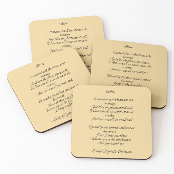 Item preview, Storm by Emily Elizabeth Dickinson Poem designed and sold by FireflyStudi0s.