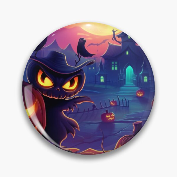 Item preview, halloween night background with pumpkins and castle designed and sold by SabinArt.
