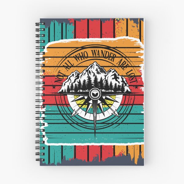 Item preview, Not All  Who Wander are Lost Compass and Mountain designed and sold by VinBasis.