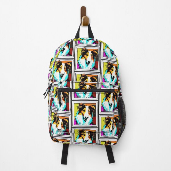 Item preview, Happy Rough Collie Pop Art designed and sold by FunnehGacha.