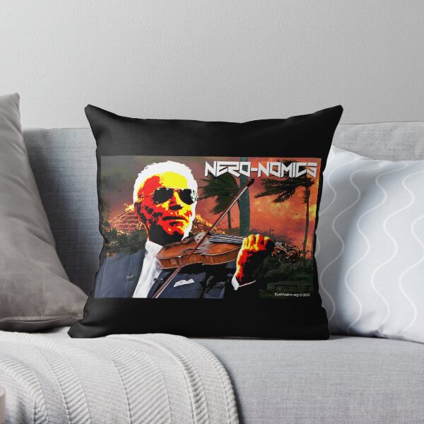 Nero-nomics Throw Pillow