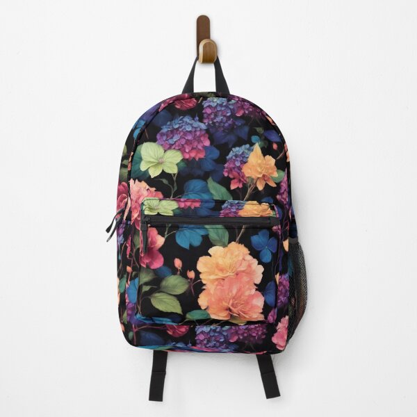 Item preview, Whimsical Watercolor Dark Floral Hydrangea Pattern #25 designed and sold by Rae-SunshineArt.