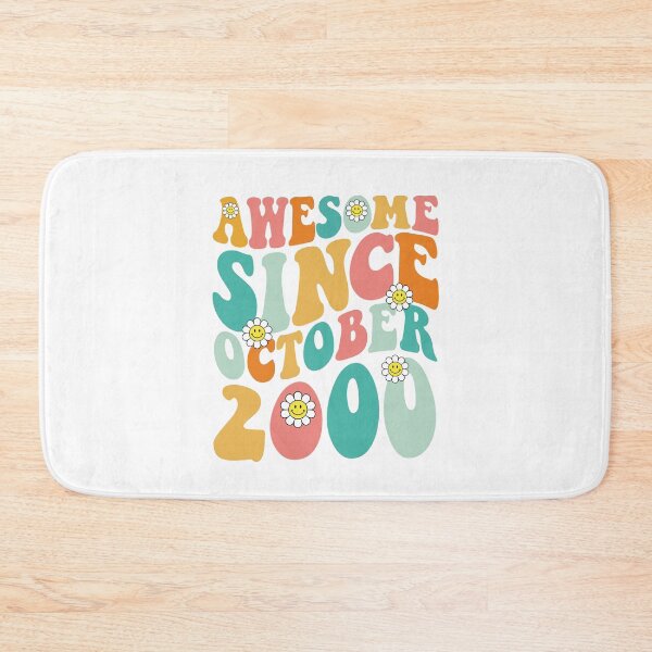 Item preview, Awesome Since October 2000 | Made In 2000 | Retro Groovy Birthday designed and sold by Christina-grich.