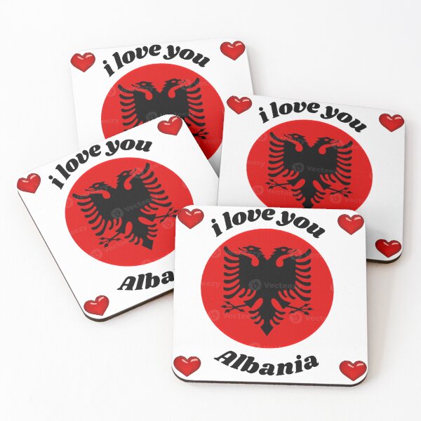 Item preview, albania flag designed and sold by CARANIACLS.