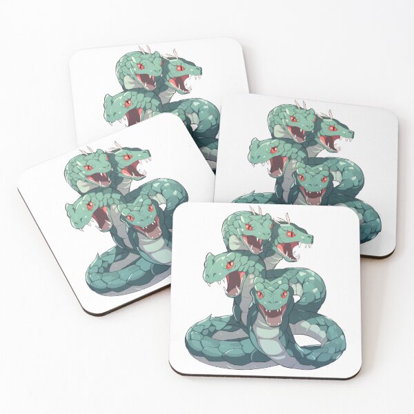 Item preview, Cute Chibi Style Hydra Creature designed and sold by SundayDonuts.