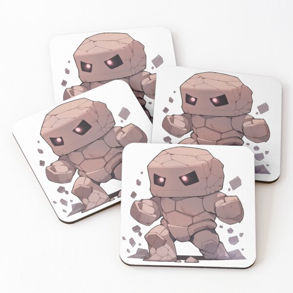 Item preview, Cute Chibi Style Golem Creature designed and sold by SundayDonuts.