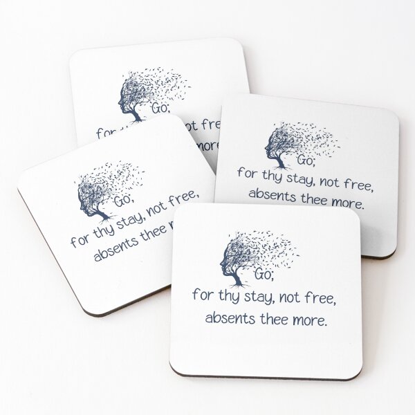 Item preview, Freedom in Absence: John Milton Quote Design designed and sold by wordartistry.