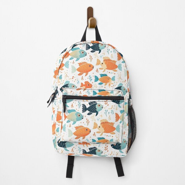 Item preview, cute goldfish seamless designed and sold by NatthyDesign.
