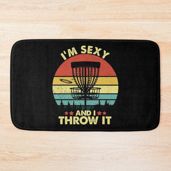 Item preview, I'm sexy and I throw it, Vintage Disc Golf Player designed and sold by jingdomdesgine.