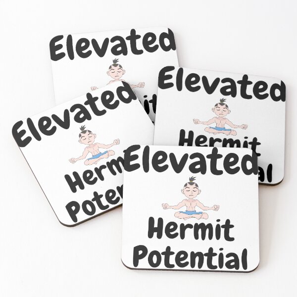Item preview, Elevated Hermit Potential - Introvert T-Shirts designed and sold by SavvySeller.
