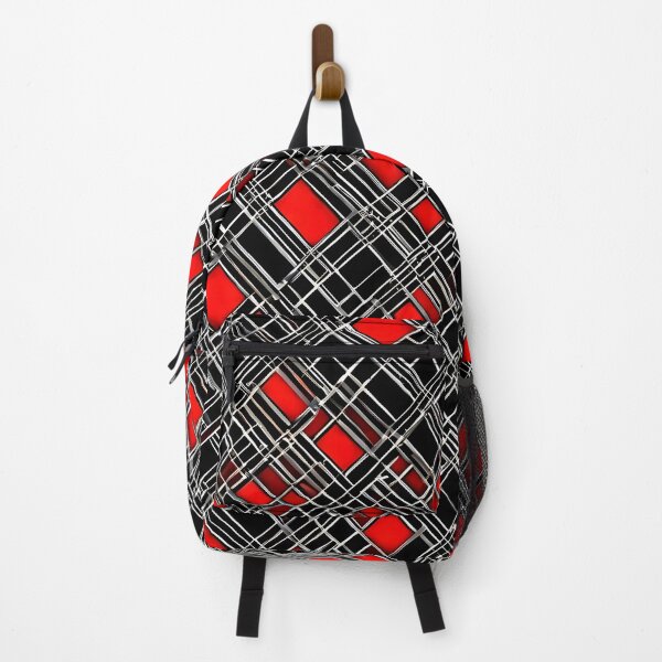 Item preview, Black and red abstract geometric  designed and sold by SK8N.