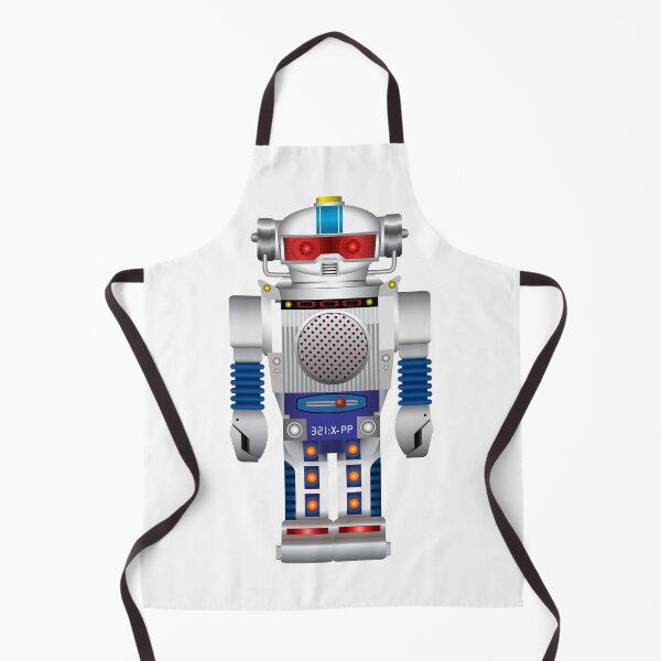 Item preview, Many Retro Robot Items with Two Red Eyes - beautifully created drawings 60s 70s 80s memorabilia designed and sold by Billers Art.