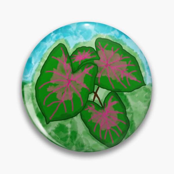 Item preview, I love green and pink caladium ,caladium lover, designed and sold by Sangdad.