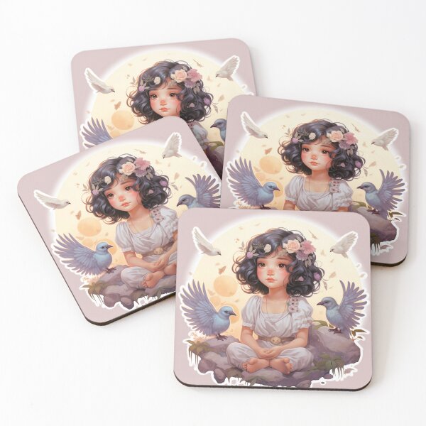 Item preview, Snow White and her doves designed and sold by Quijote-.