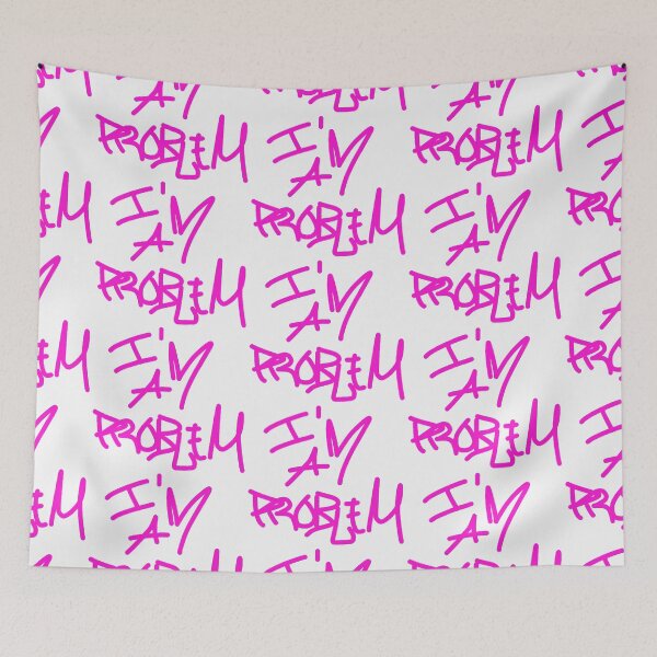 Item preview, White and fusha. designed and sold by IMAPROBLEM BRAND CLOTHING BY INFLUENCE GETEM.