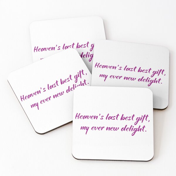 Item preview, Heaven's Delight: A John Milton Quote Design designed and sold by wordartistry.