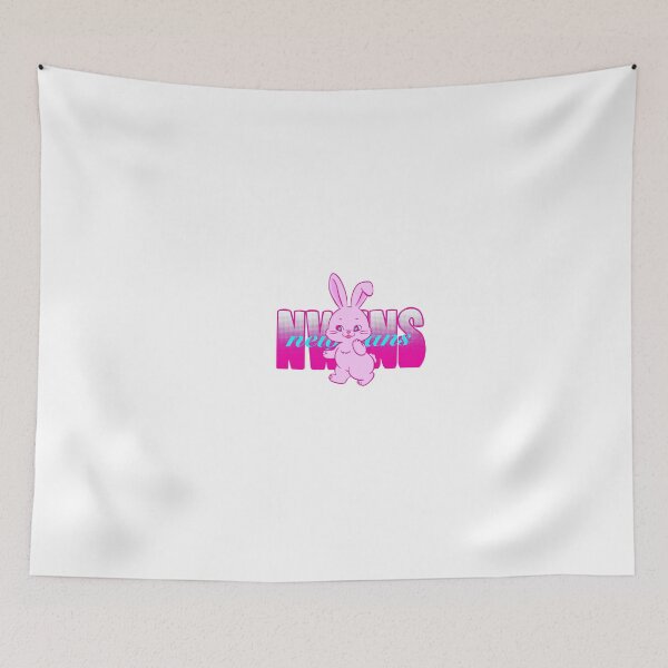 Item preview, PINK NewJeans Logo & Tokki designed and sold by HappyTokki.