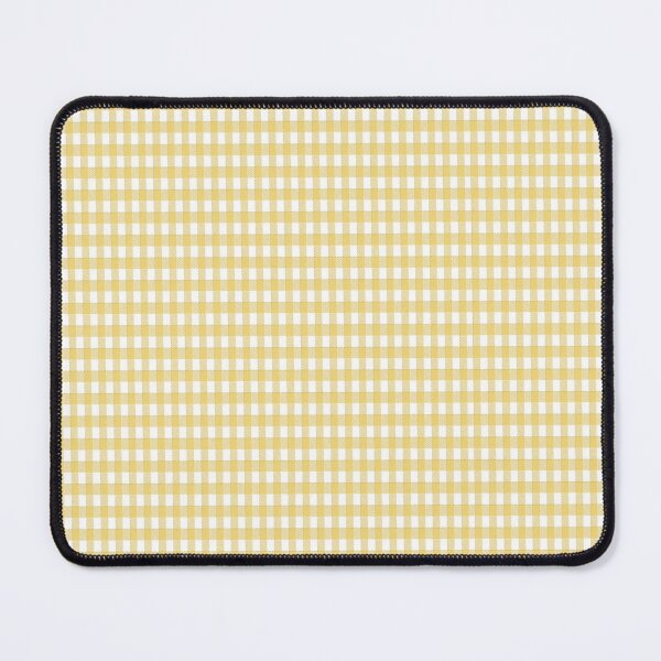 Item preview, pale yellow gingham pattern designed and sold by spitfirehart.