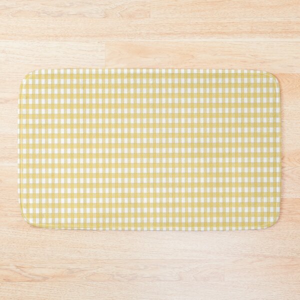 Item preview, pale yellow gingham pattern designed and sold by spitfirehart.